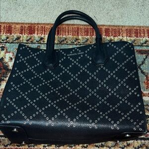 Michael Kors Black Studded Tote